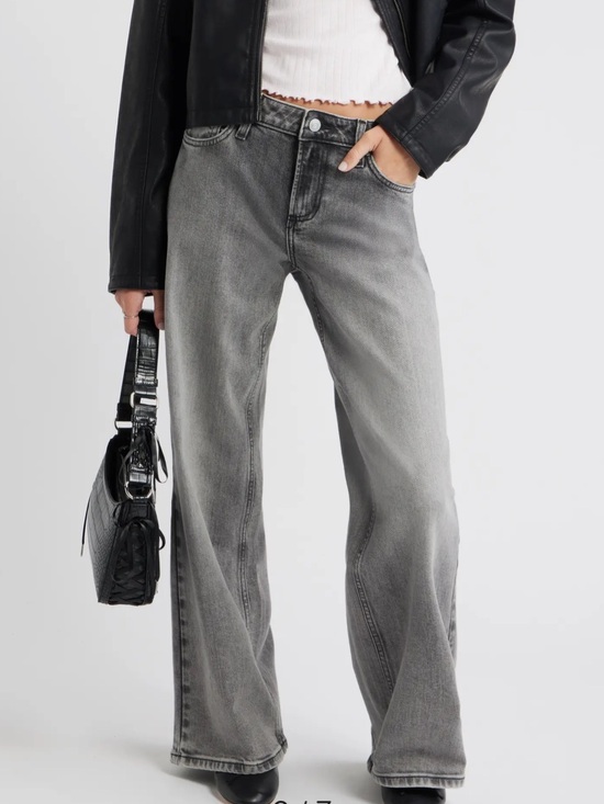 bp Denim - BP Low Rise Baggy Wide Leg Jeans